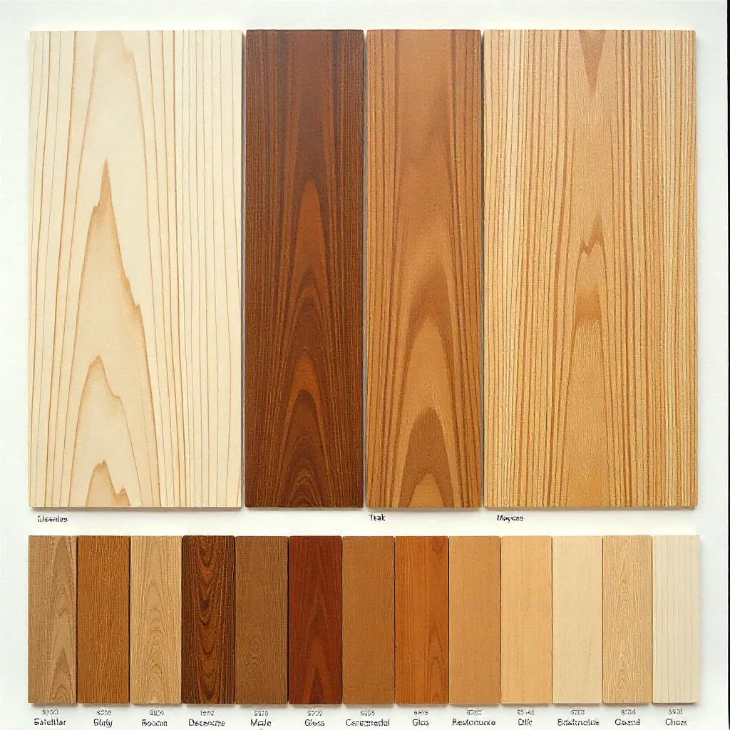 Natural wood finish showing depth and richness